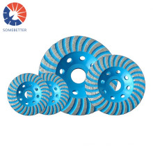 100-400mm Hard Concrete And Bricks Wholesale Price Welded Pcd Diamond For Epoxy Removal 22.23mm 7inch Grinding Cup Wheel